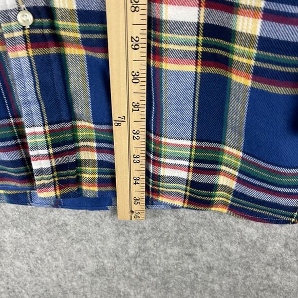 Polo Ralph Lauren Flannel Shirt Mens 2XLT Plaid Button Down Performance Preppy - Picture 6 of 13